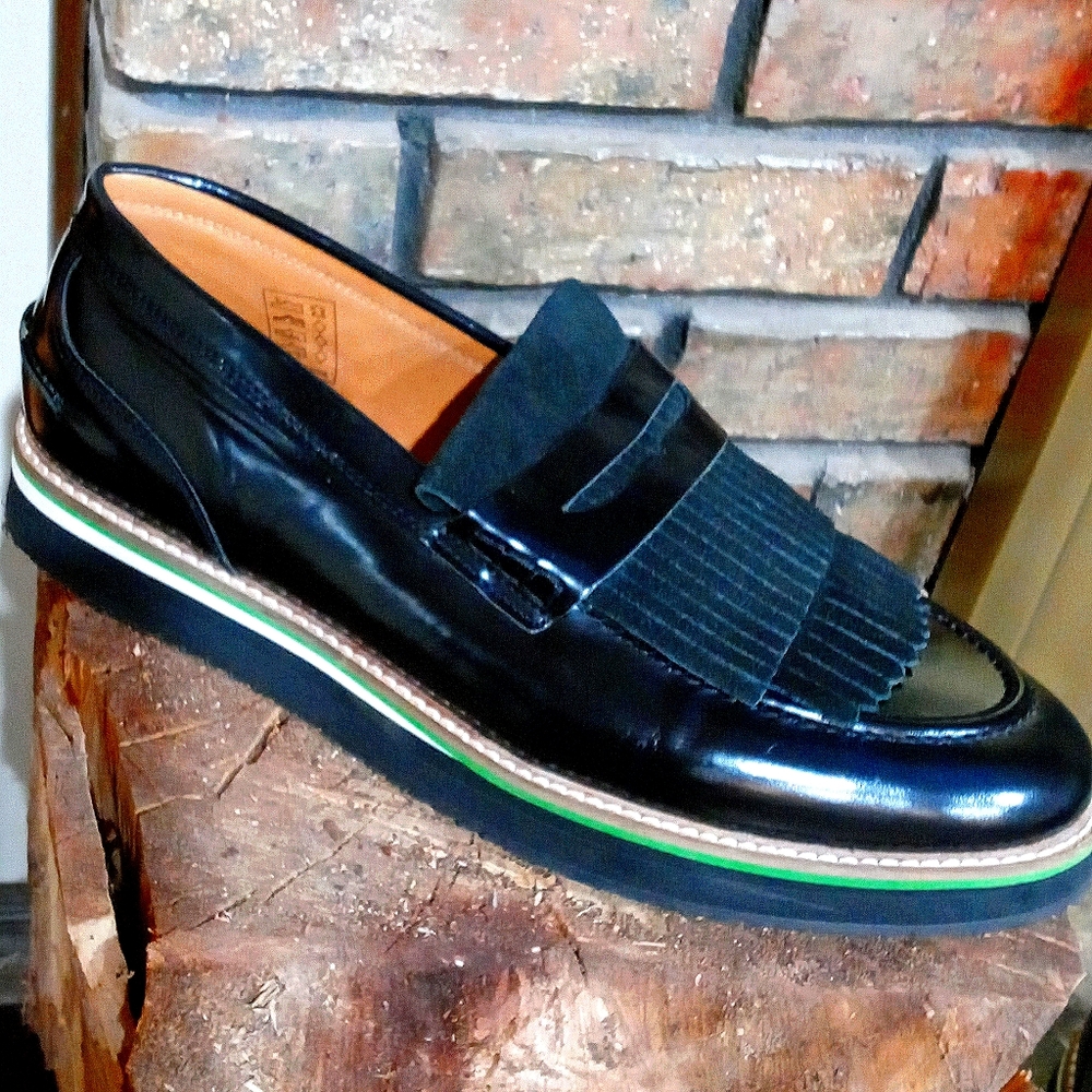 Leather Loafers TopMan Size EU45/US12